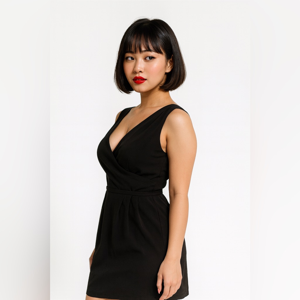 Diane Von Furstenberg Neeta Crisp Poplin Women’s Size 0 Black Mini Dress